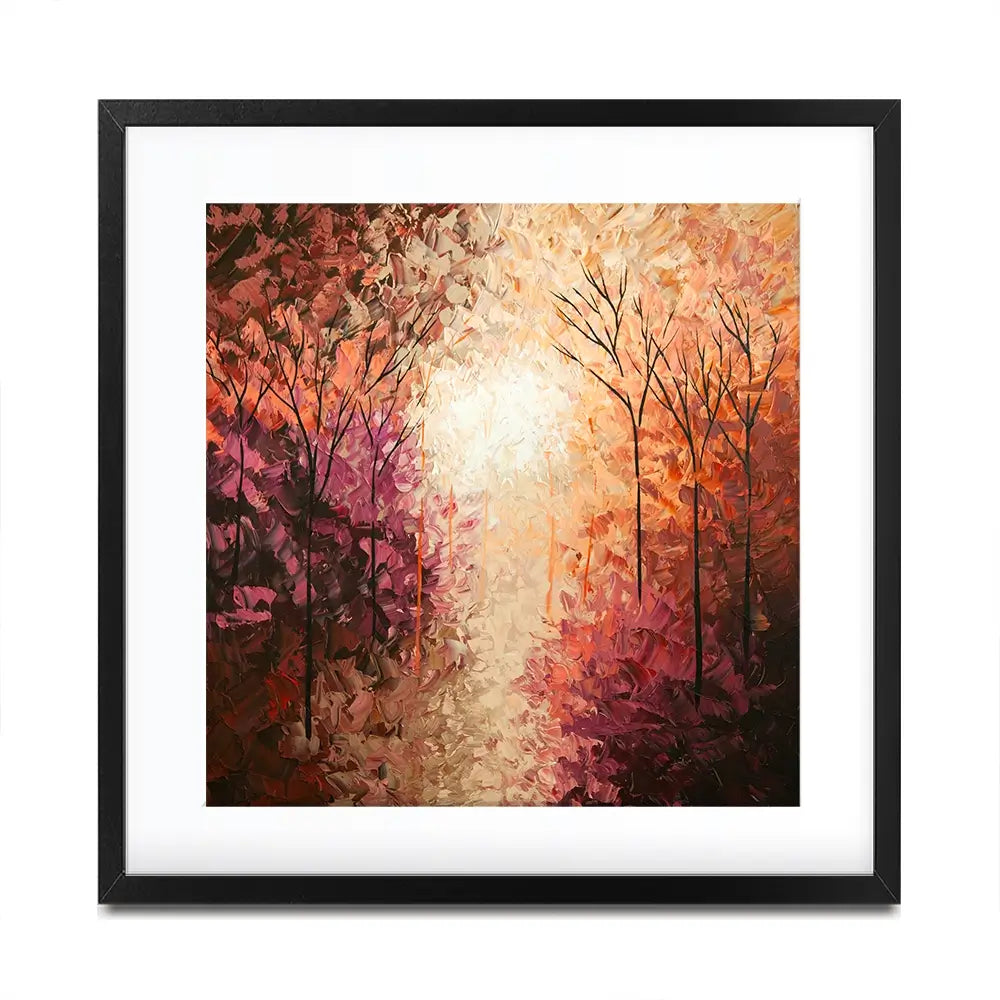 Autumn Breath Square Framed Art Print Autumn Breath Square Framed Art Print wall art product Osnat Tzadok