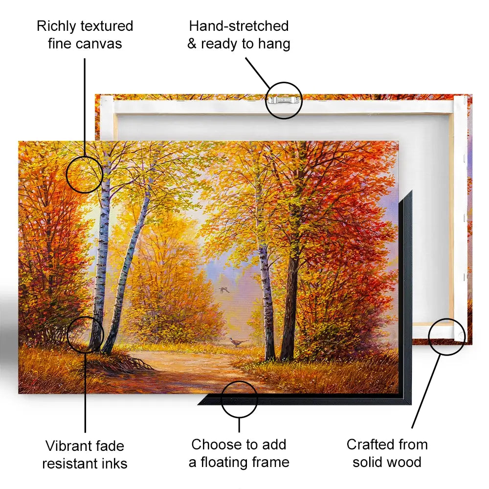 Autumn Forest 2 Oversized Canvas Print Autumn Forest 2 Oversized Canvas Print wall art product S-BELOV / Shutterstock