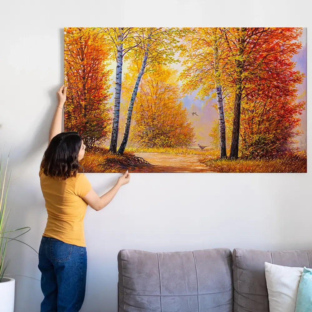 Autumn Forest 2 Oversized Canvas Print Autumn Forest 2 Oversized Canvas Print wall art product S-BELOV / Shutterstock