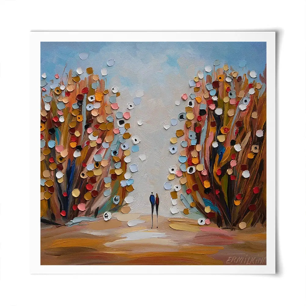 Autumn Garden Square Art Print Autumn Garden Square Art Print wall art product Ekaterina Ermilkina