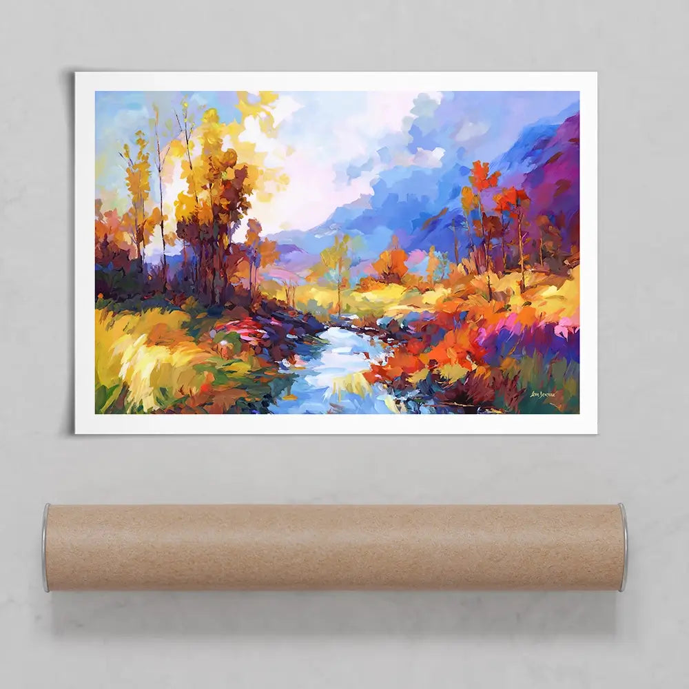 Autumn Impressions Art Print Autumn Impressions Art Print wall art product Leon Devenice