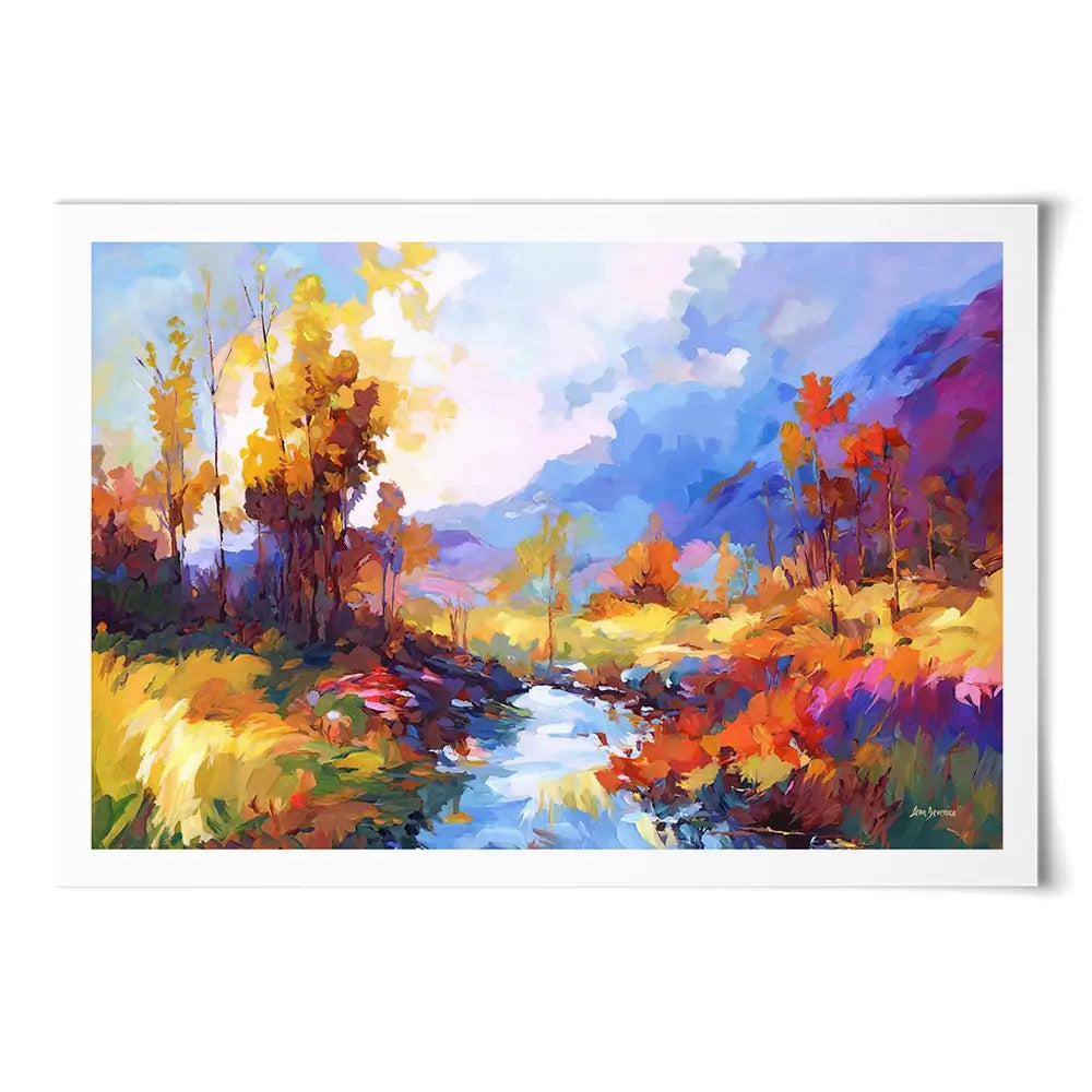 Autumn Impressions Art Print Autumn Impressions Art Print wall art product Leon Devenice