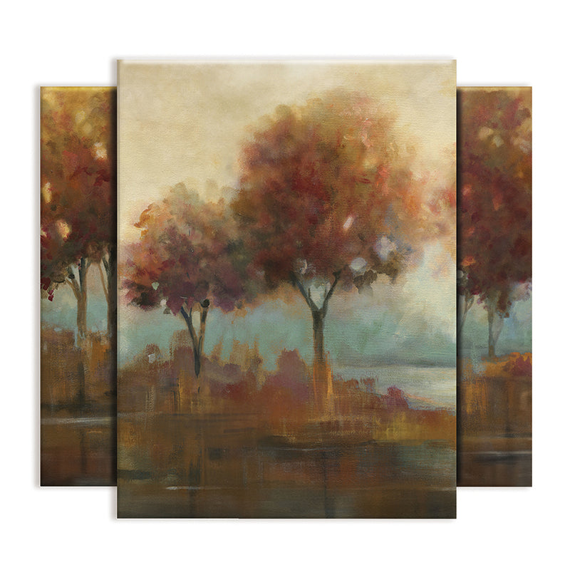Autumn Lakeside Trio Canvas Print Autumn Lakeside Trio Canvas Print wall art product Carol Robinson