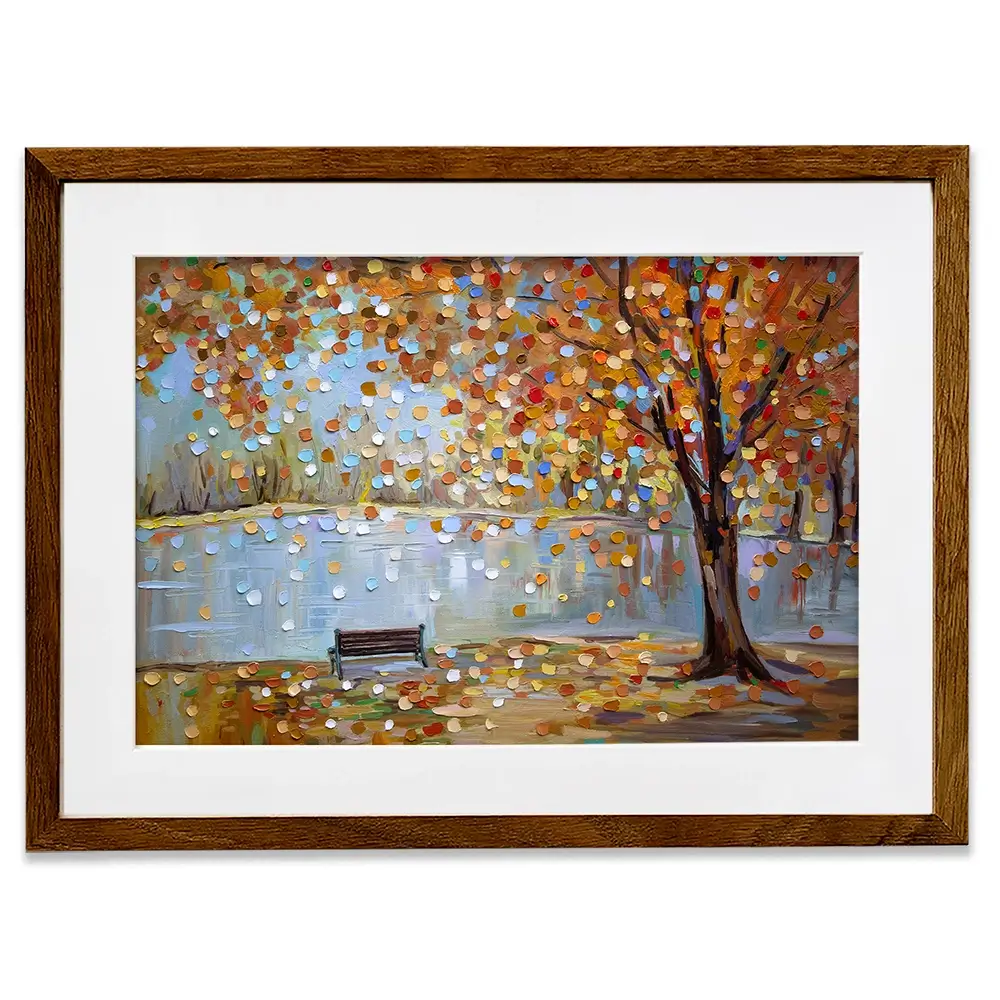 Autumn Veil Framed Art Print Autumn Veil Framed Art Print wall art product Ekaterina Ermilkina