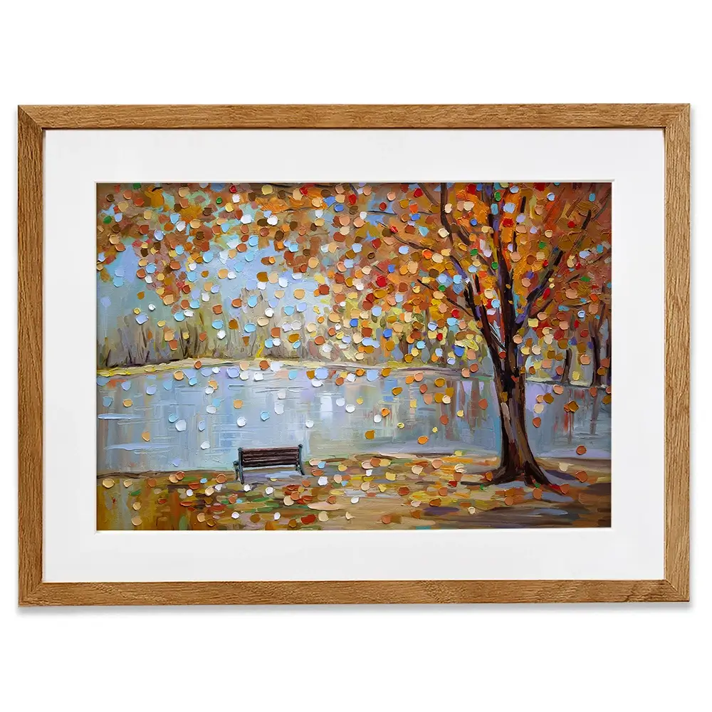 Autumn Veil Framed Art Print Autumn Veil Framed Art Print wall art product Ekaterina Ermilkina