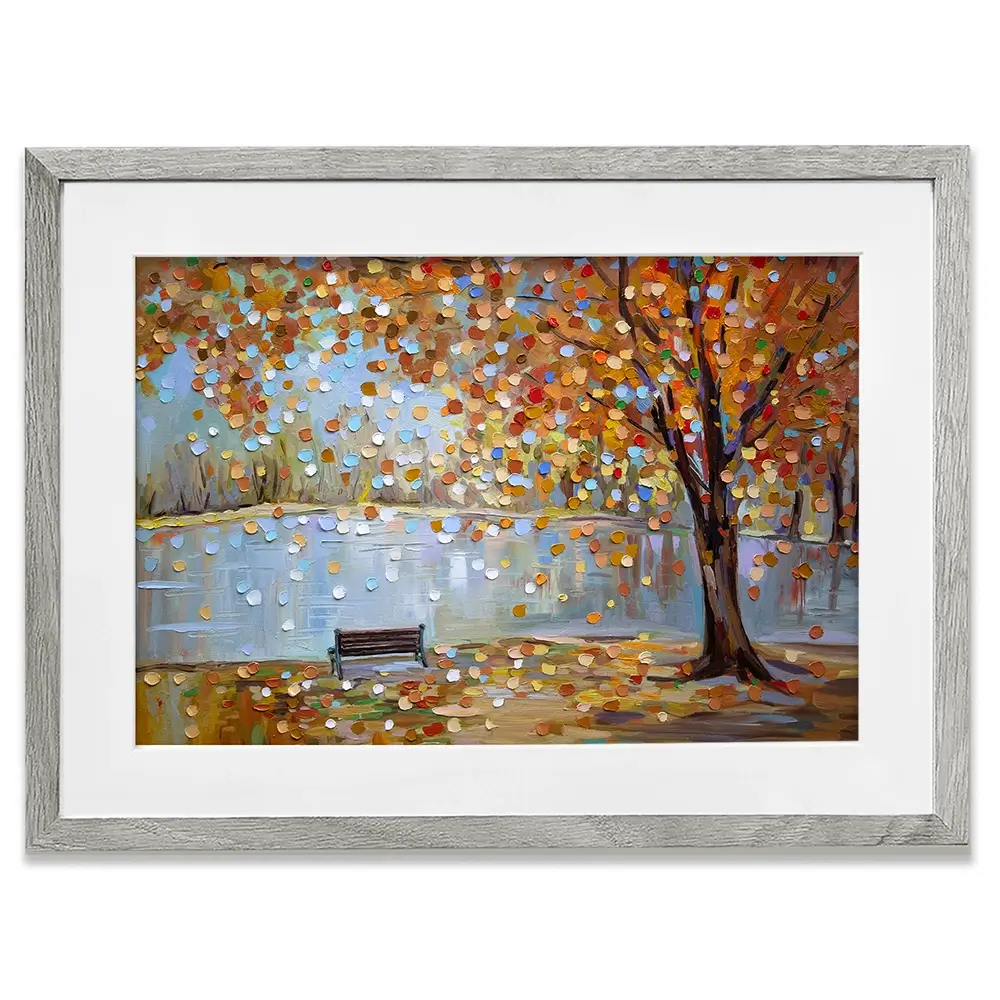 Autumn Veil Framed Art Print Autumn Veil Framed Art Print wall art product Ekaterina Ermilkina