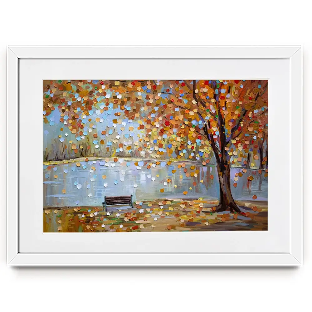 Autumn Veil Framed Art Print Autumn Veil Framed Art Print wall art product Ekaterina Ermilkina
