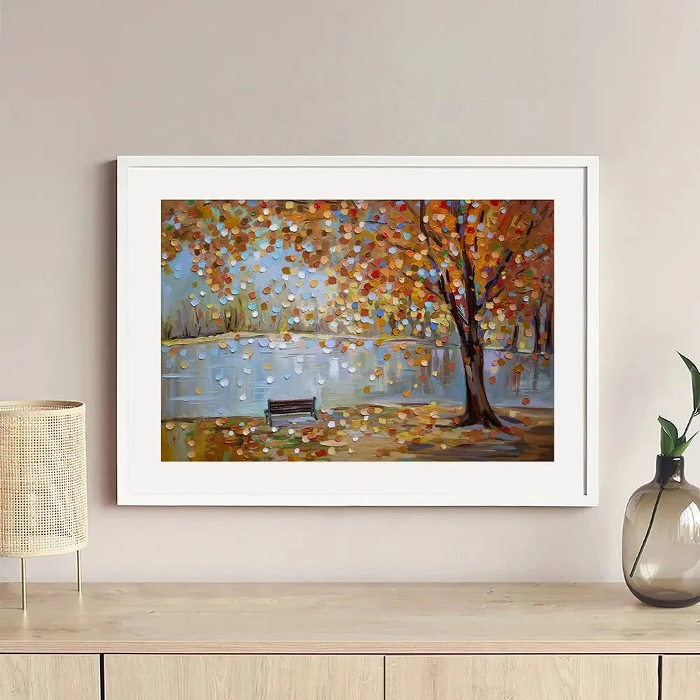 Autumn Veil Framed Art Print Autumn Veil Framed Art Print wall art product Ekaterina Ermilkina