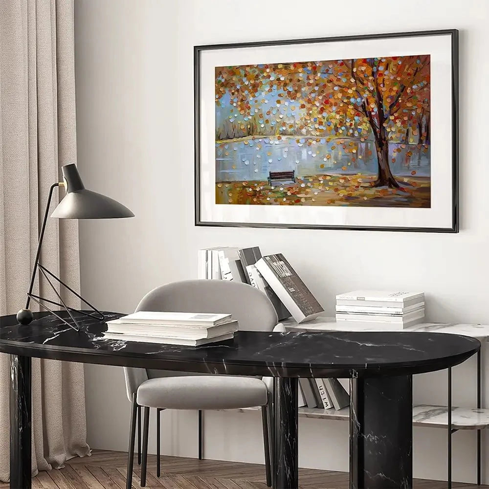 Autumn Veil Framed Art Print Autumn Veil Framed Art Print wall art product Ekaterina Ermilkina