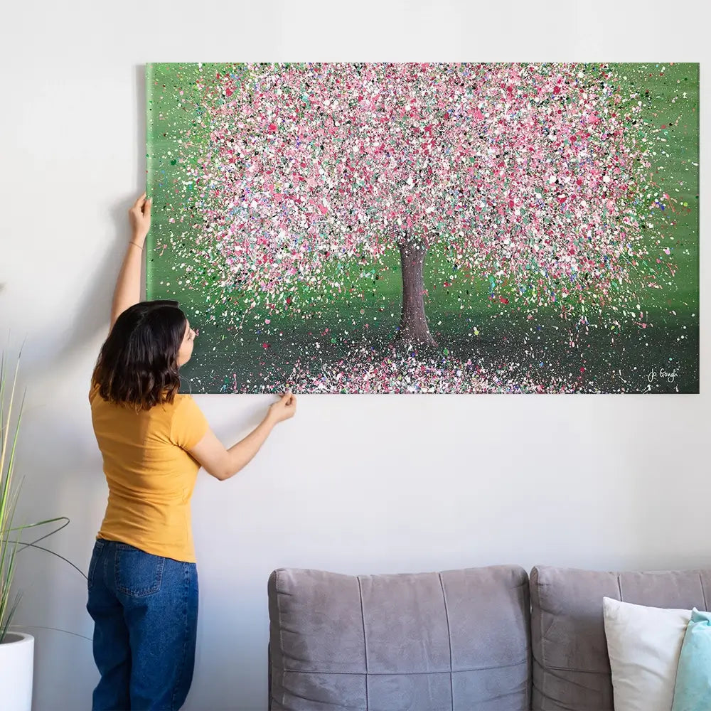 Autumnal Love Oversized Canvas Print Autumnal Love Oversized Canvas Print wall art product Jo Gough