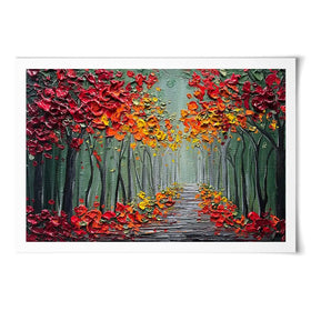 Autumns Embrace Art Print Autumns Embrace Art Print wall art product Nada Khatib