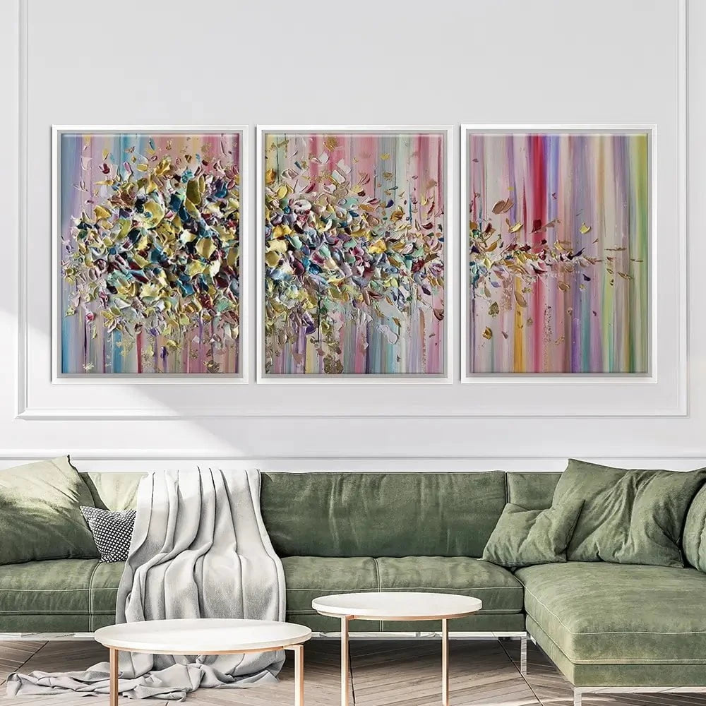 Awakening Trio Canvas Print Awakening Trio Canvas Print | 3 Panel Canvas Art wall art product Nada Khatib