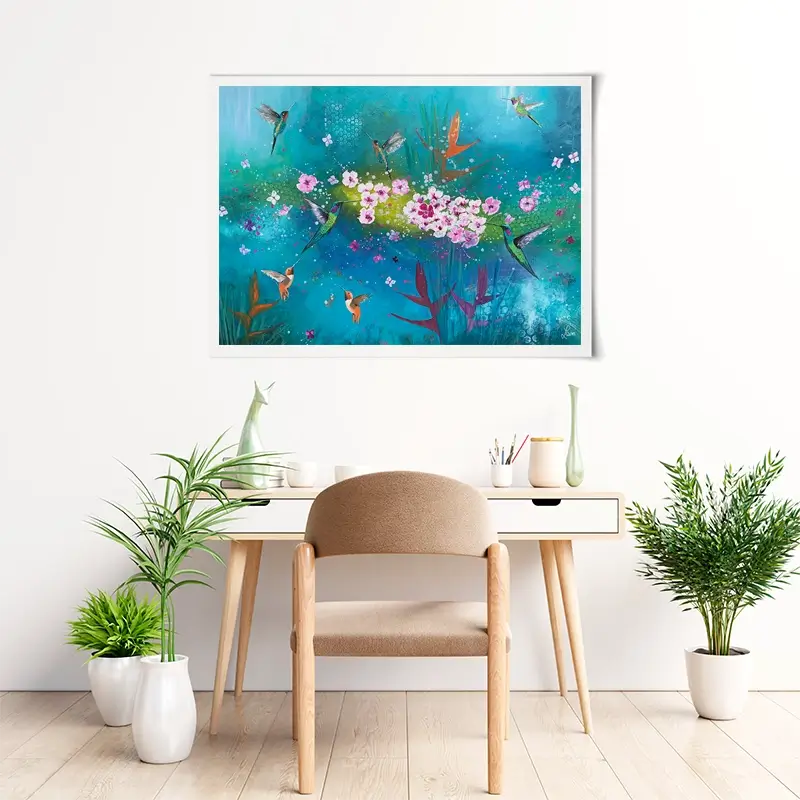 Away With The Fairies Art Print Away With The Fairies Art Print wall art product Laure Bury