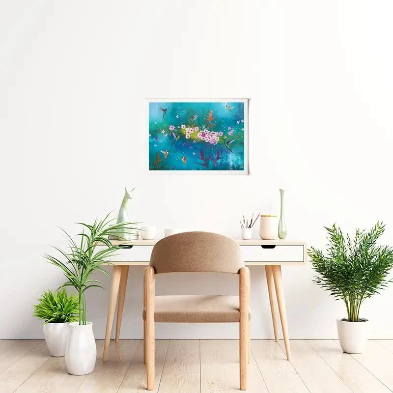 Away With The Fairies Art Print Away With The Fairies Art Print wall art product Laure Bury