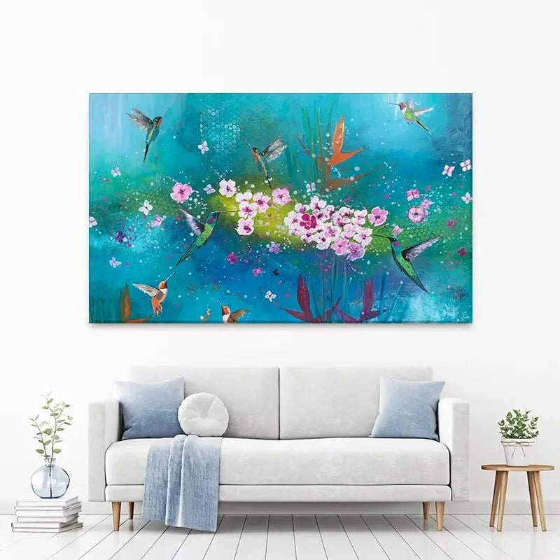 Away With The Fairies Canvas Print Away With The Fairies Canvas Print wall art product Laure Bury