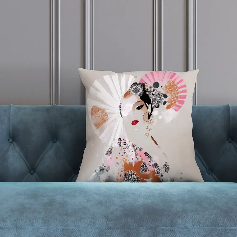 Ayame Cushion Ayame Cushion wall art product Bella Eve