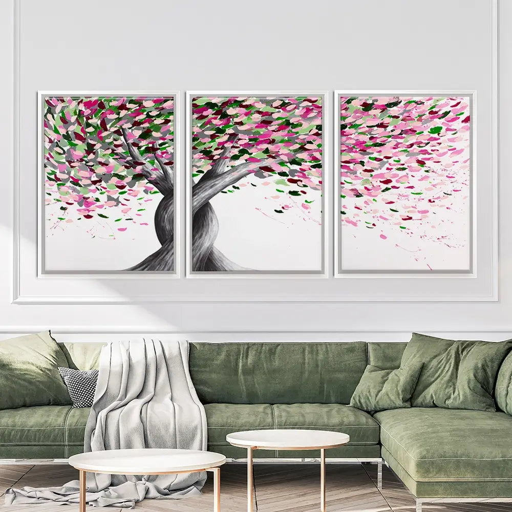 Azalea Breeze Tree Trio Canvas Print Azalea Breeze Tree Trio Canvas Print wall art product Ashvin Harrison