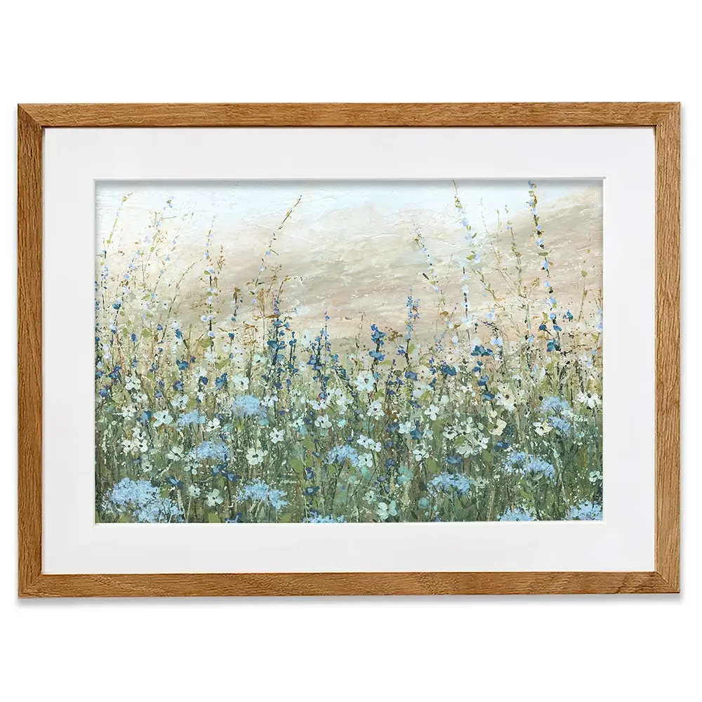 Azure Meadow Framed Art Print Azure Meadow Framed Art Print wall art product Carol Robinson