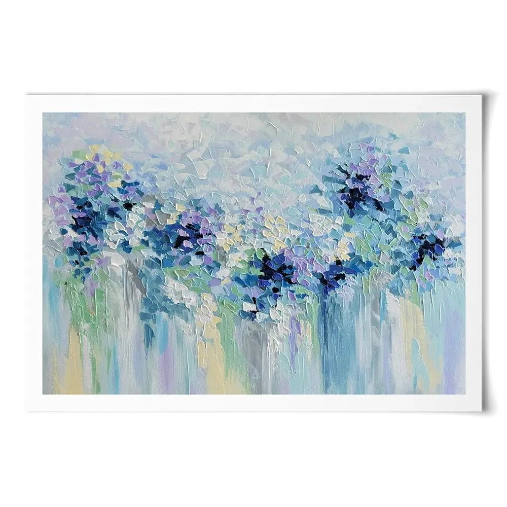 Baby Blue Art Print Baby Blue Art Print wall art product Olga Tkachyk