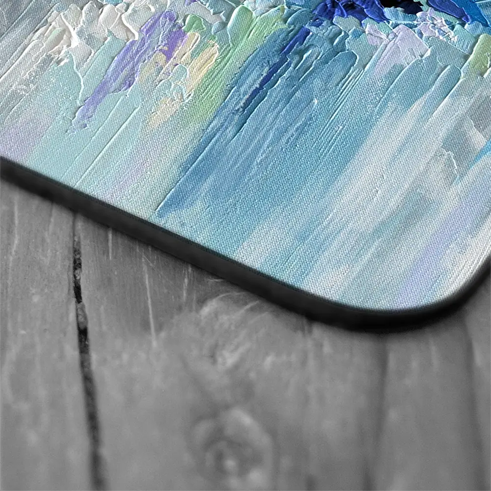 Baby Blue Coaster Set Baby Blue Coaster Set wall art product Olga Tkachyk