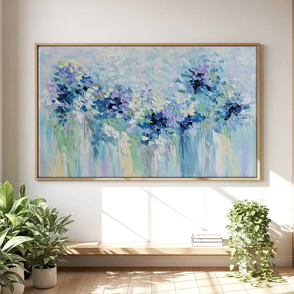 Baby Blue Oversized Canvas Print Baby Blue Oversized Canvas Print wall art product Art Print Shop