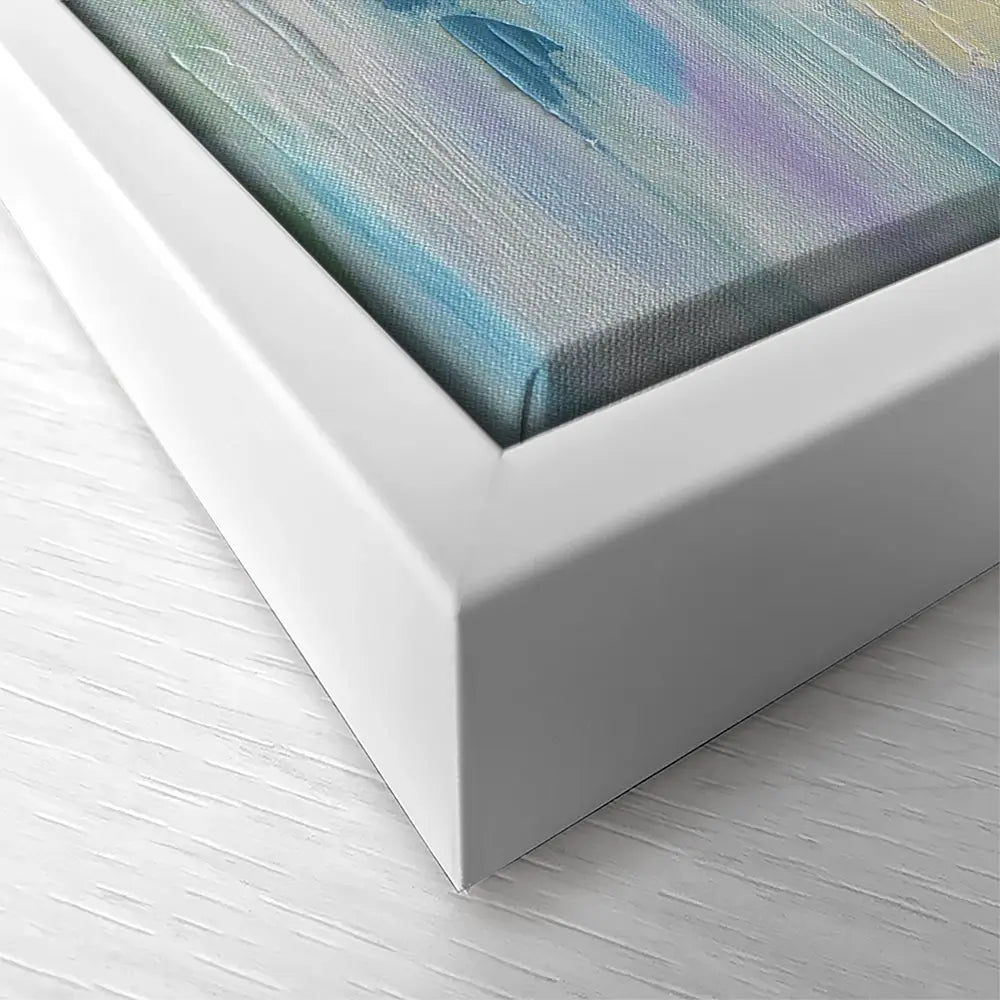 Baby Blue Square Canvas Print Baby Blue Square Canvas Print wall art product Olga Tkachyk