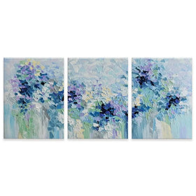 Baby Blue Trio Canvas Print Baby Blue Trio Canvas Print wall art product Olga Tkachyk