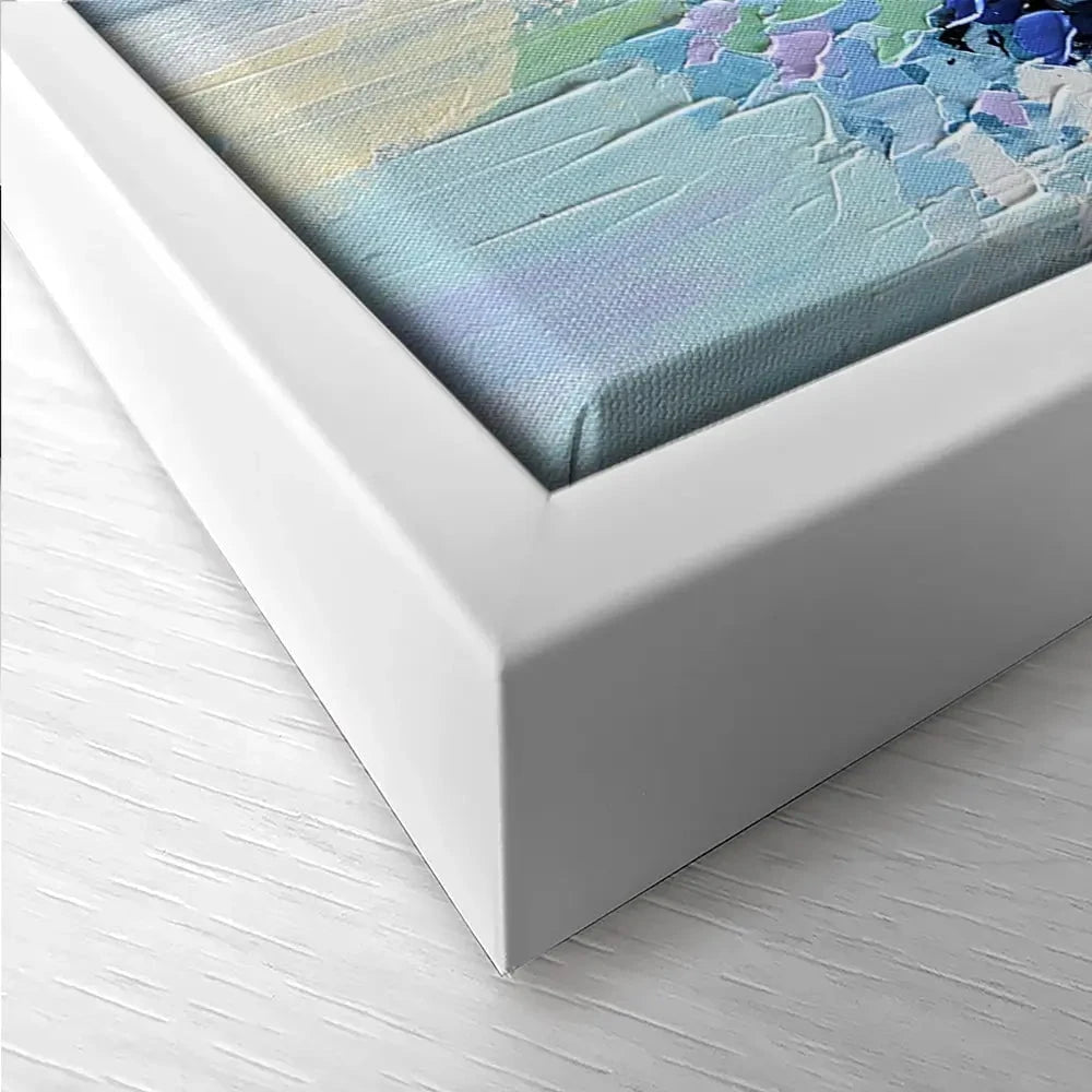 Baby Blue Trio Canvas Print Baby Blue Trio Canvas Print wall art product Olga Tkachyk