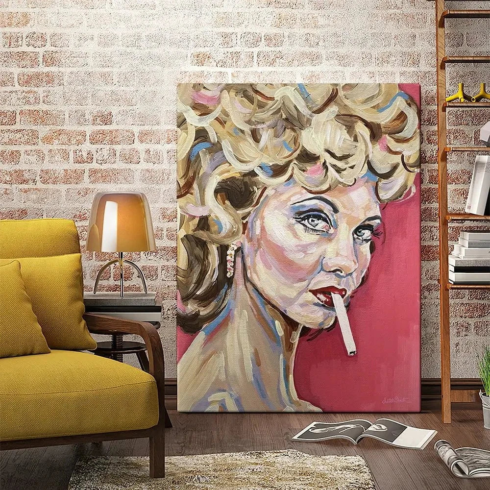 Bad Sandy Canvas Print Bad Sandy Canvas Print wall art product Juliet Stockton