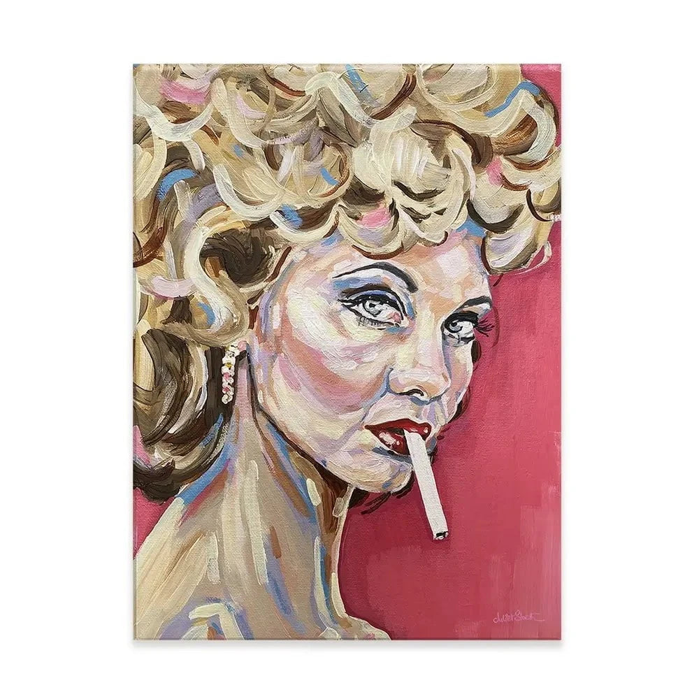 Bad Sandy Canvas Print Bad Sandy Canvas Print wall art product Juliet Stockton