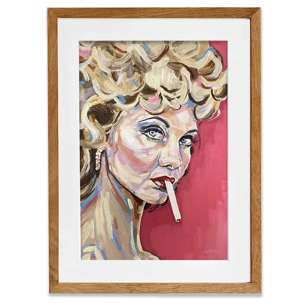 Bad Sandy Framed Art Print Bad Sandy Framed Art Print wall art product Juliet Stockton