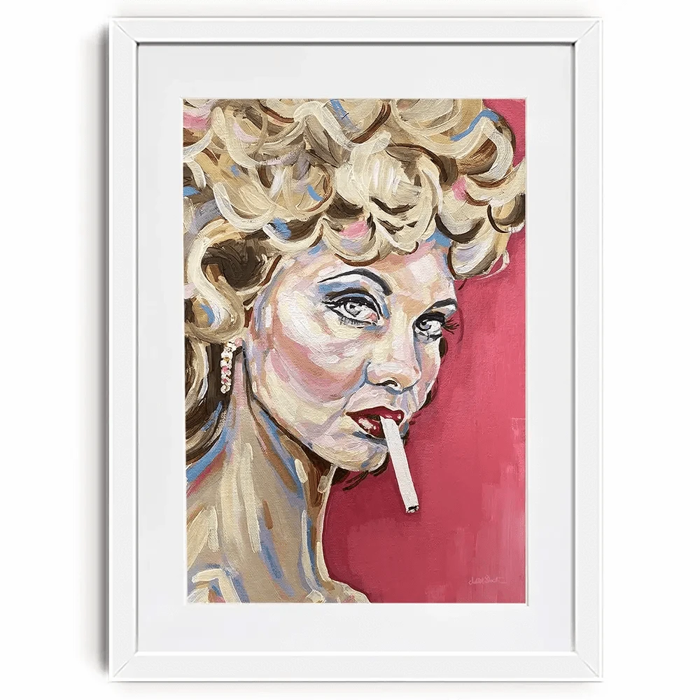 Bad Sandy Framed Art Print Bad Sandy Framed Art Print wall art product Juliet Stockton