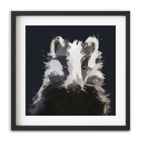 Badger Framed Art Print wall art product Aimee Linzi