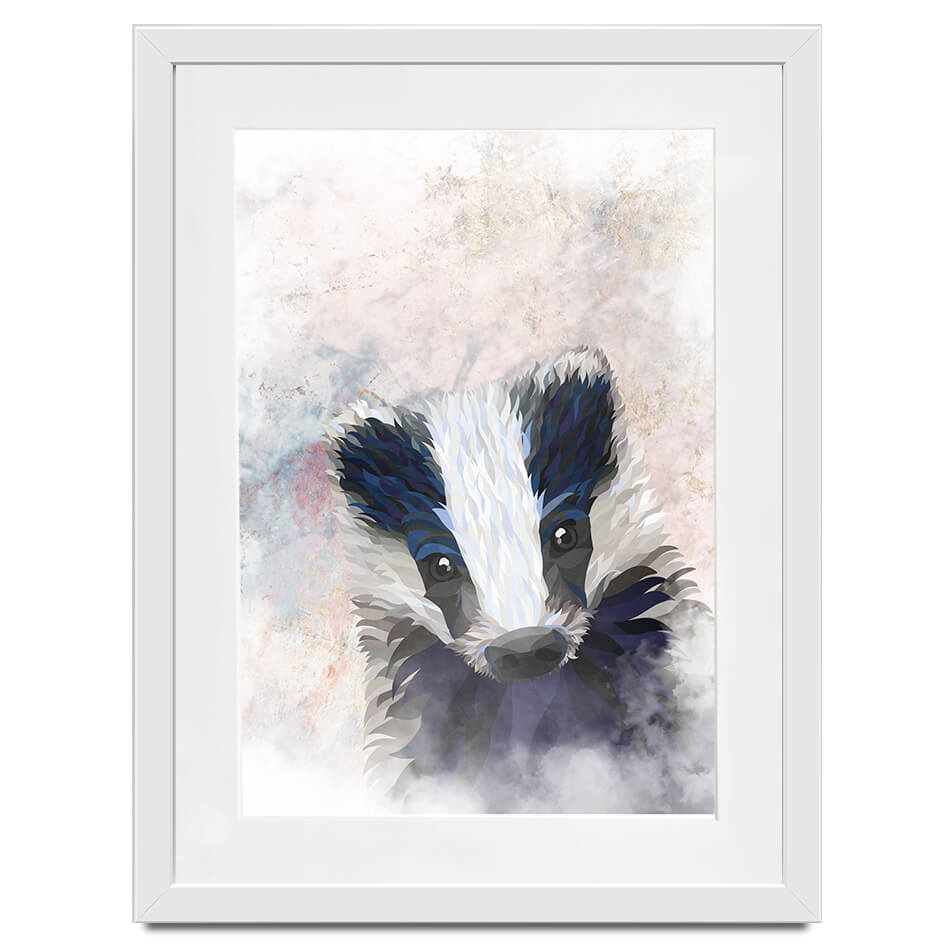 Badger Haze Framed Art Print Badger Haze Framed Art Print wall art product Sarah Manovski