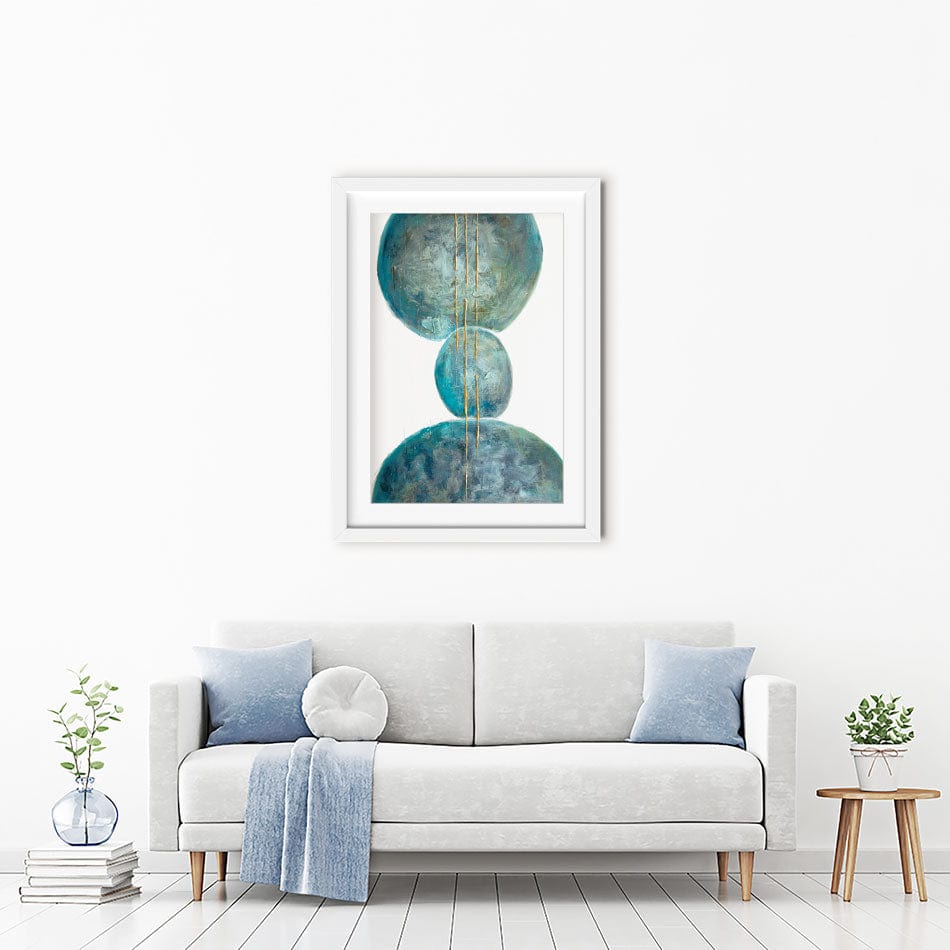 Balance Framed Art Print wall art product Osnat Tzadok
