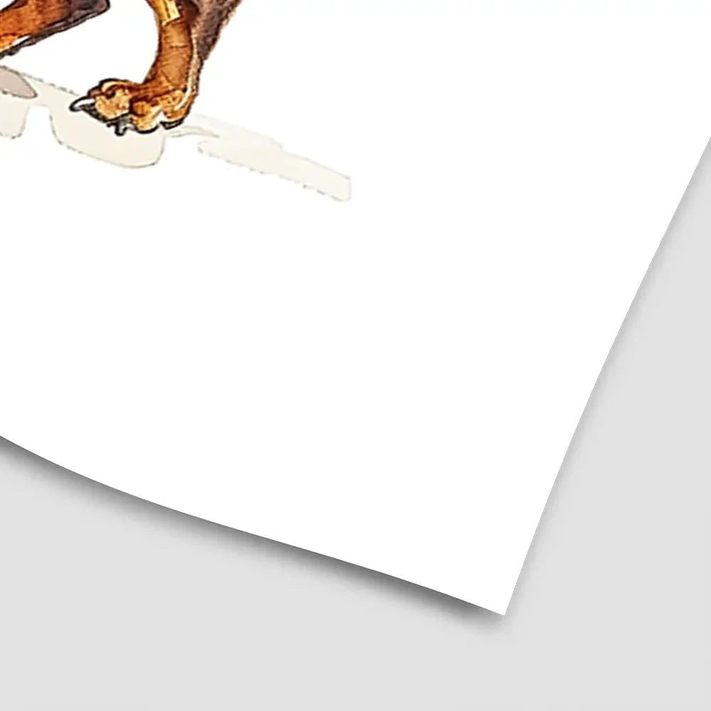 Balancing Dachshund Art Print Balancing Dachshund Art Print wall art product Art Print Shop