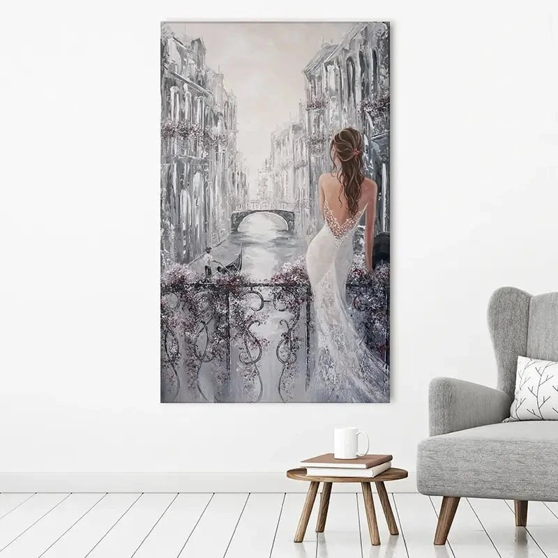 Balcony In Venice Canvas Print Balcony In Venice Canvas Print wall art product Isabella Karolewicz