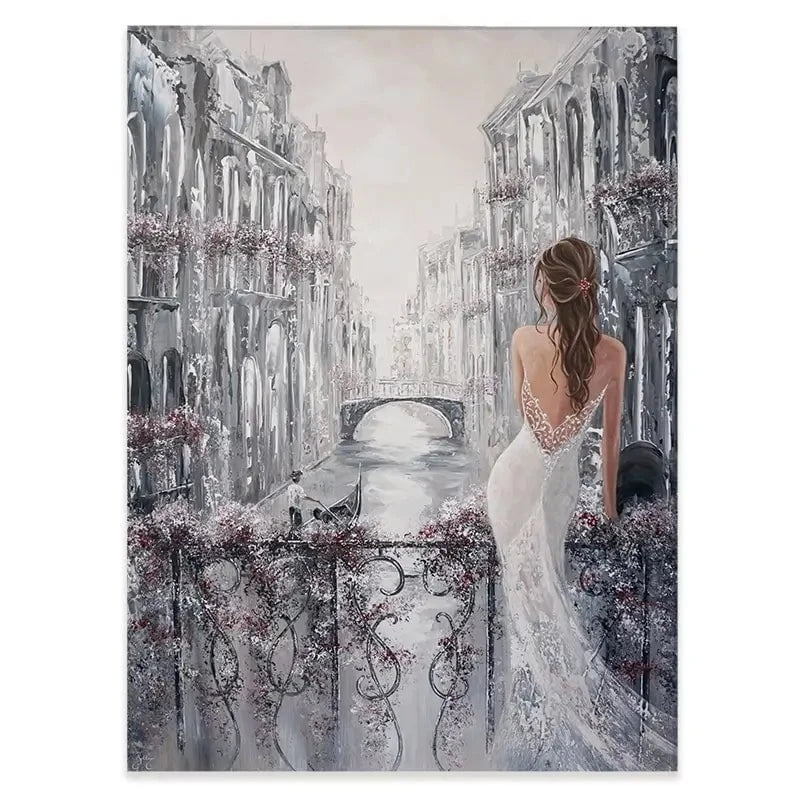 Balcony In Venice Canvas Print Balcony In Venice Canvas Print wall art product Isabella Karolewicz