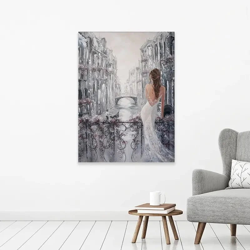 Balcony In Venice Canvas Print Balcony In Venice Canvas Print wall art product Isabella Karolewicz