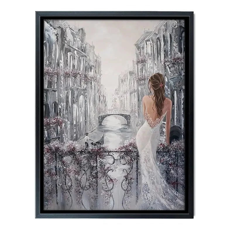 Balcony In Venice Canvas Print Balcony In Venice Canvas Print wall art product Isabella Karolewicz