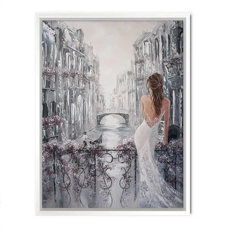 Balcony In Venice Canvas Print Balcony In Venice Canvas Print wall art product Isabella Karolewicz