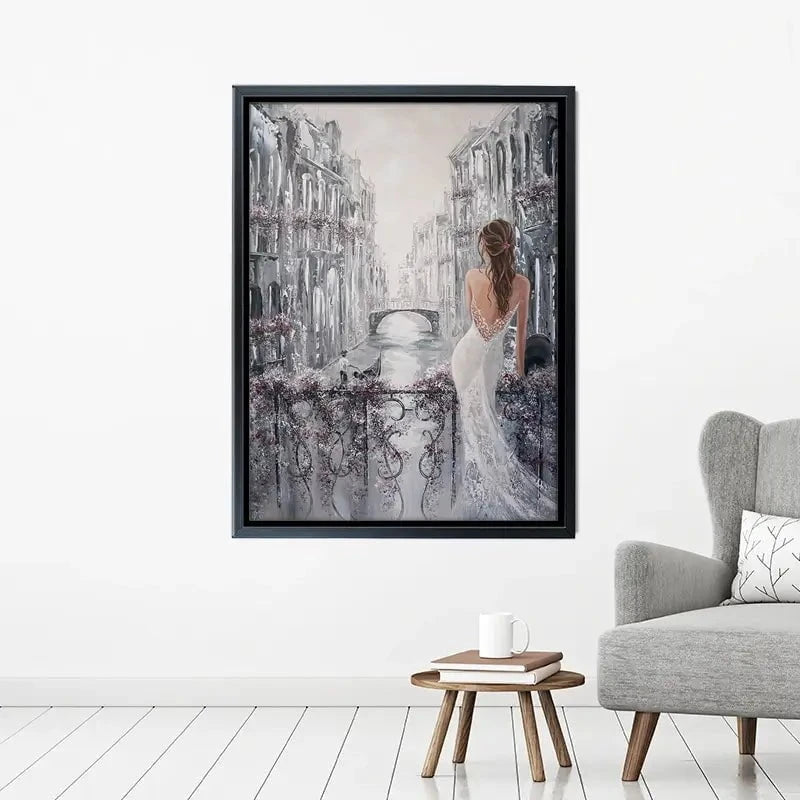 Balcony In Venice Canvas Print Balcony In Venice Canvas Print wall art product Isabella Karolewicz