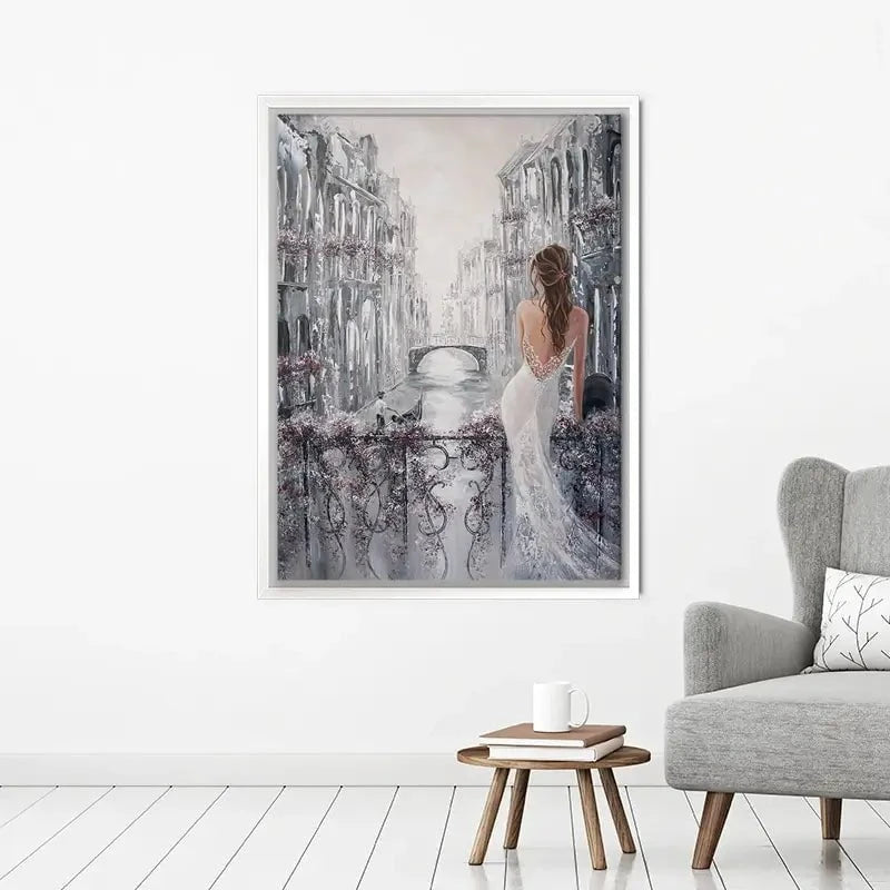 Balcony In Venice Canvas Print Balcony In Venice Canvas Print wall art product Isabella Karolewicz