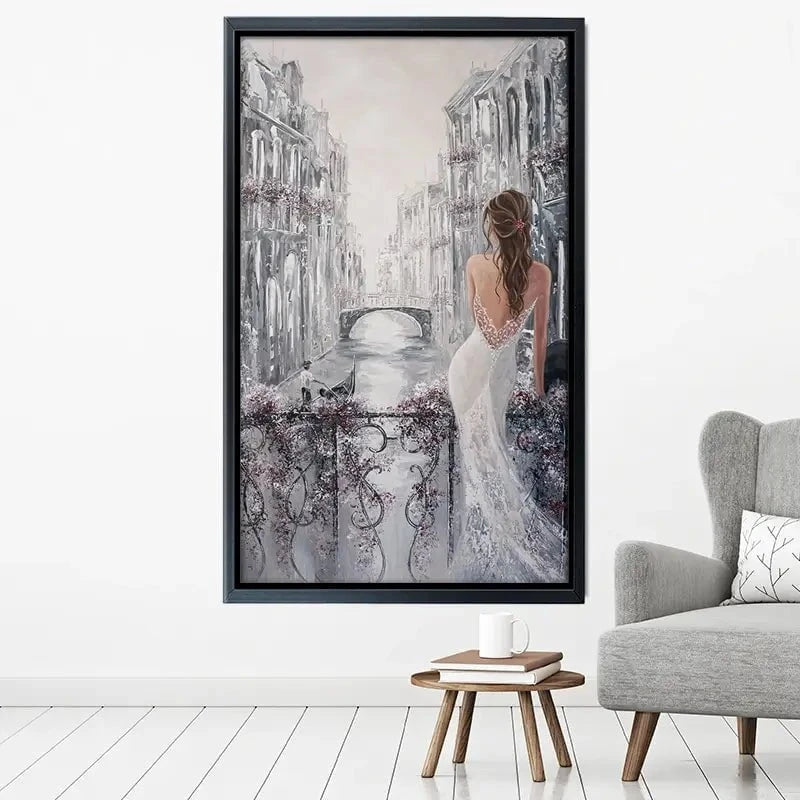 Balcony In Venice Canvas Print Balcony In Venice Canvas Print wall art product Isabella Karolewicz