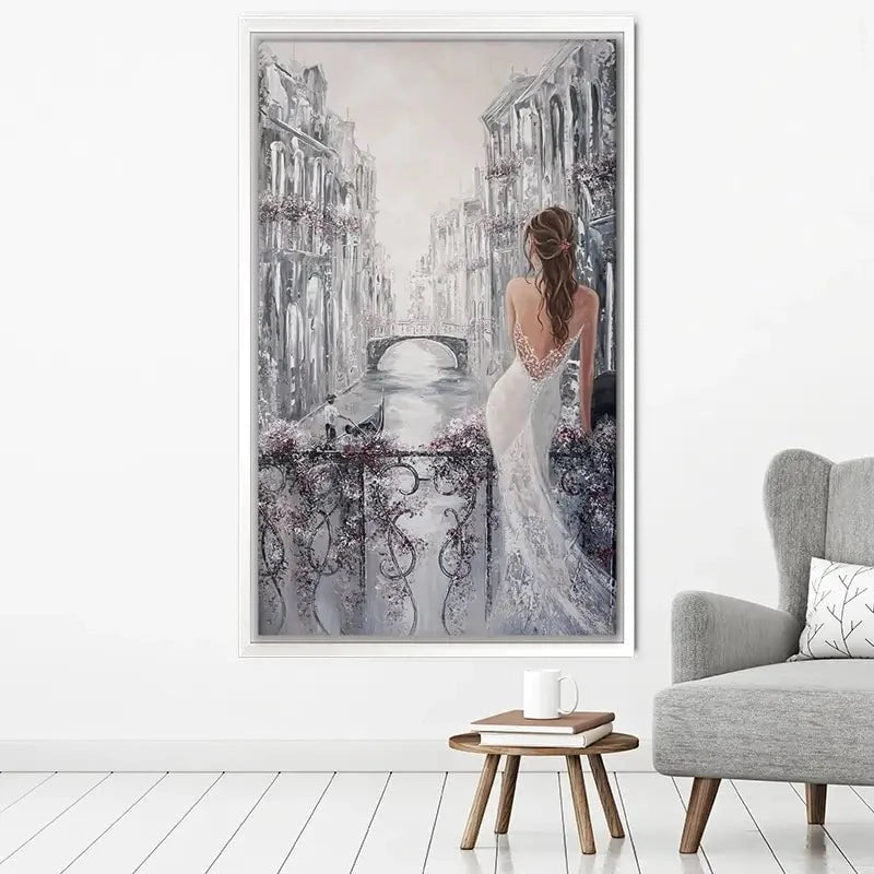 Balcony In Venice Canvas Print Balcony In Venice Canvas Print wall art product Isabella Karolewicz