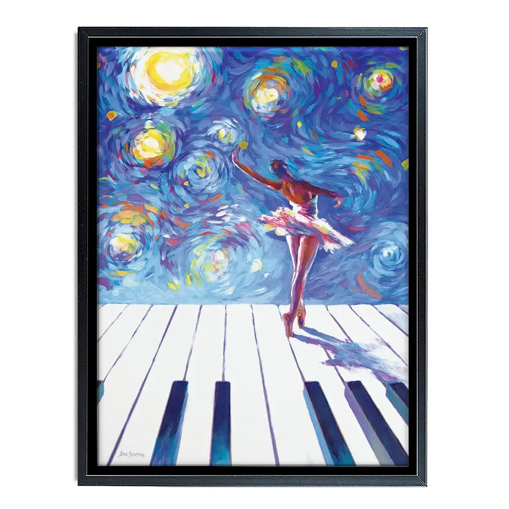 Ballerina Starry Night Canvas Print Ballerina Starry Night Canvas Print wall art product Leon Devenice