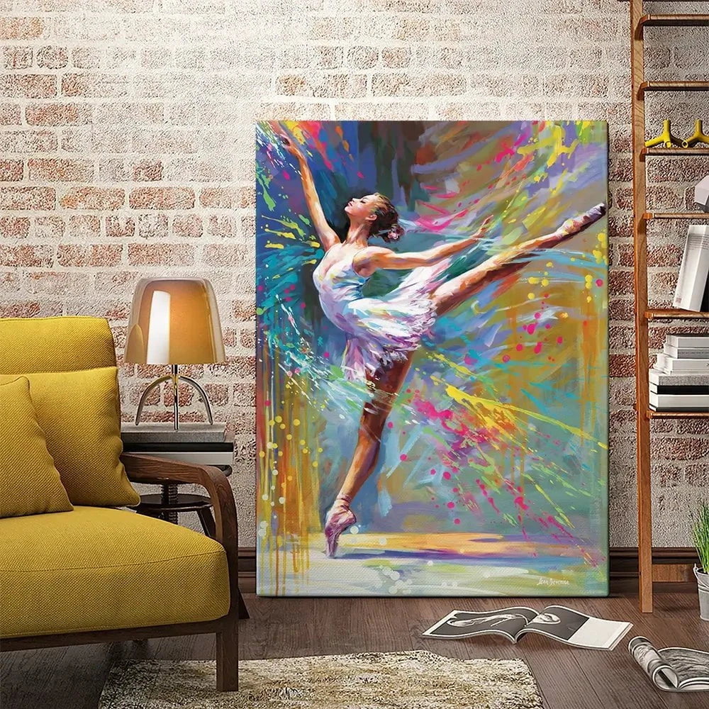 Ballerinas Moment Of Magic Canvas Print Ballerinas Moment Of Magic Canvas Print wall art product Leon Devenice