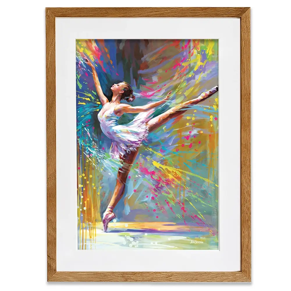 Ballerinas Moment Of Magic Framed Art Print Ballerinas Moment Of Magic Framed Art Print wall art product Leon Devenice