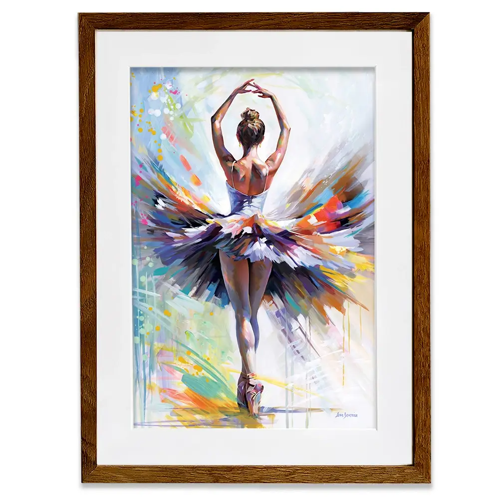 Ballerinas Prelude To Passion Framed Art Print Ballerinas Prelude To Passion Framed Art Print wall art product Leon Devenice