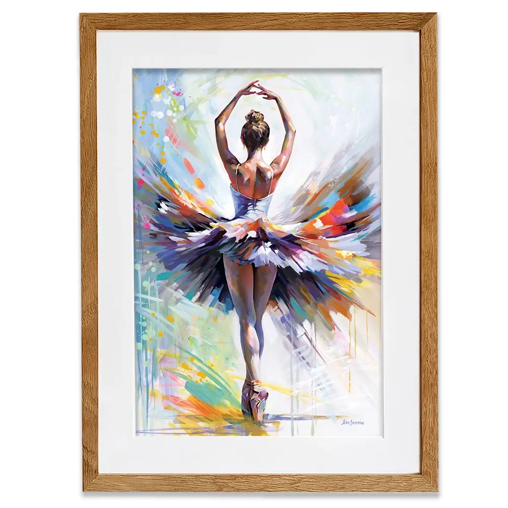 Ballerinas Prelude To Passion Framed Art Print Ballerinas Prelude To Passion Framed Art Print wall art product Leon Devenice